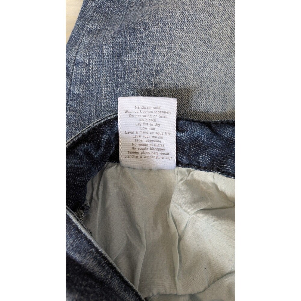 Judy Blue Size 13/31 JB88191 High Waist Raw Hem Relaxed Fit Jeans Charcoal Wash - Picture 8 of 10